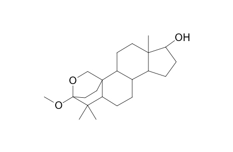 16-Oxapentacyclo[13.2.2.0(1,13).0(2,10).0(5,9)]nonadecane, 15-methoxy-6-ol-5,14,14-trimethyl)-