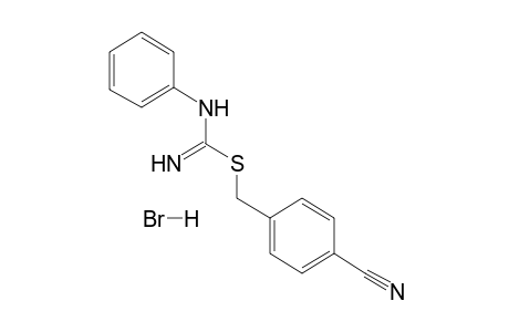 2-(p-cyanobenzyl)-3-phenyl-2-thiopseudourea, monohydrobromide