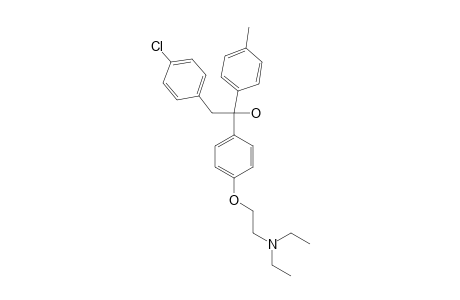 2-(p-chlorophenyl)-1-{p-[2-(diethylamino)ethoxy]phenyl}-1-p-tolylethanol