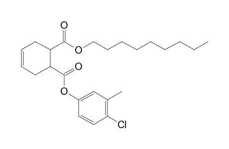 cis-Cyclohex-4-en-1,2-dicarboxylic acid, 4-chloro-3-methylphenyl nonyl ester