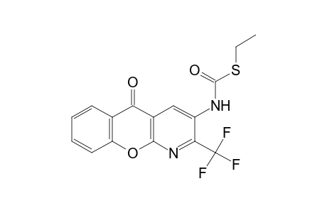 5-OXOTHIO-2-(TRIFLUOROMETHYL)-5H-[1]BENZOPYRANO[2,3-b]PYRIDINE-3-CARBAMIC ACID, S-ETHYL ESTER