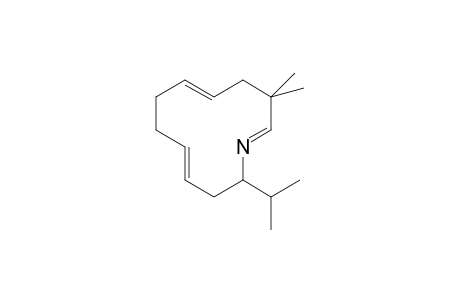 12-Isopropyl-3,3-dimethylazacyclododeca-1,5,9-triene
