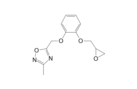 3-Methyl-5-[2-(oxiran-2-ylmethoxy)phenoxymethyl]-1,2,4-oxadiazole