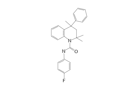 2H-Quinoline-1-carboxamide, 2,2,4-trimethyl-4-phenyl-3,4-dihydro-N-(4-fluorophenyl)-