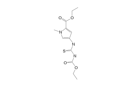 4-(3-carboxy-2-thioureido)-1-methylpyrrole-2-carboxylic acid, diethyl ester