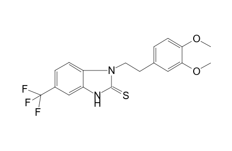 1-(3,4-dimethoxyphenethyl)-5-(trifluromethyl)-2-benzimidazolinethione