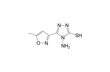 4-Amino-3-(5-methyl-1,2-oxazol-3-yl)-1H-1,2,4-triazole-5-thione