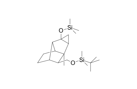 SILANE, (1,1-DIMETHYLETHYL)DIMETHYL[[OCTAHYDRO-5-METHYL-1A-[(TRIMETHYLSILYL)OXY]-2,5-METHANO-1H-CYCLOPROPA[A]PENTALEN-6-YL]METHOXY]-