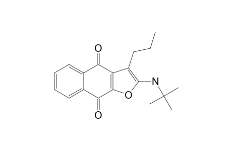 2-(TERT.-BUTYLAMINO)-3-PROPYLNAPHTHO-[2,3-B]-FURAN-4,9-DIONE