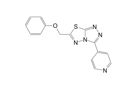 6-(phenoxymethyl)-3-(4-pyridinyl)[1,2,4]triazolo[3,4-b][1,3,4]thiadiazole