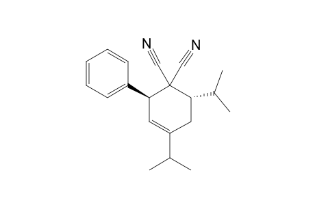 Trans-1,1-dicyano-4,6-diisopropyl-2-phenylcyclohex-3-ene