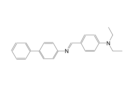 N-((E)-[4-(Diethylamino)phenyl]methylidene)[1,1'-biphenyl]-4-amine