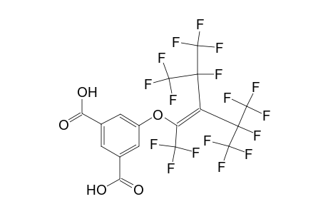 5-[3,4,4,4-tetrafluoro-2-[1,2,2,2-tetrafluoro-1-(trifluoromethyl)ethyl]-1,3-bis(trifluoromethyl)but-1-enoxy]isophthalic acid