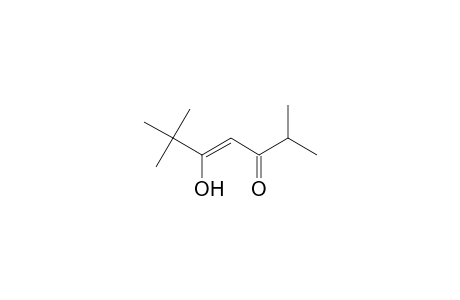 2,2,6-Trimethylheptan-3,5-dione, enol-form