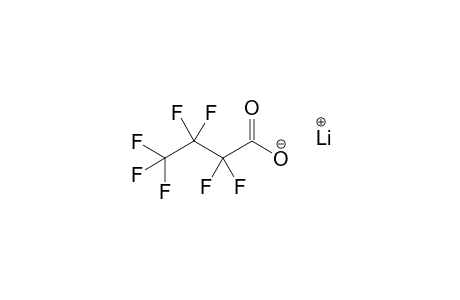 Butanoic acid, heptafluoro-, lithium salt