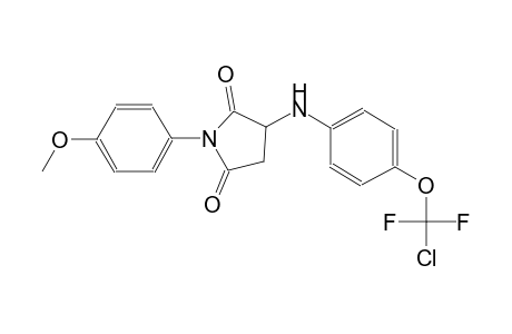 2,5-pyrrolidinedione, 3-[[4-(chlorodifluoromethoxy)phenyl]amino]-1-(4-methoxyphenyl)-