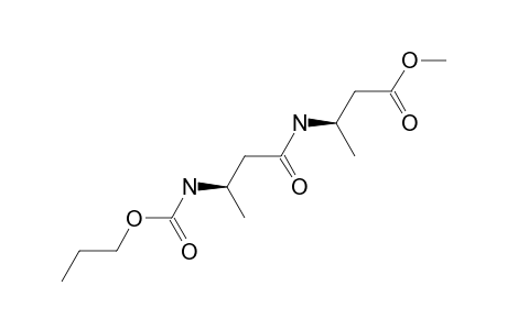 N-[(S)-3-Aminobutyryl)]-(S)-3-aminobutyric acid, N-(N-propyloxycarbonyl)-, methyl ester