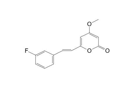 2H-Pyran-2-one, 6-[2-E-(3-fluorophenyl)ethenyl]-4-methoxy-