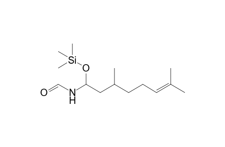 N-(3,7-dimethyl-1-trimethylsilyloxy-oct-6-enyl)formamide