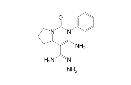 3-Amino-N-amino-1-oxo-2-phenyl-1,2,4a,5,6,7-hexahydropyrrolo[1,2-c]pyrimidine-4-carboxamidine