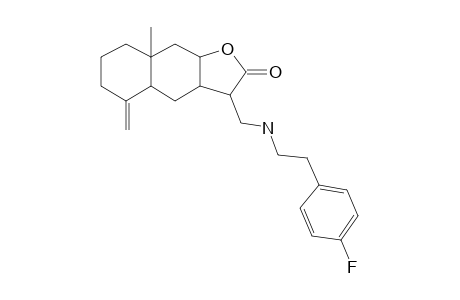 Decahydronaphtho[2,3-b]furan-2-one, 3-pyrrol[2-(4-fluorophenyl)ethylamino]methylmorpho-8a-methyl-5-methylene-