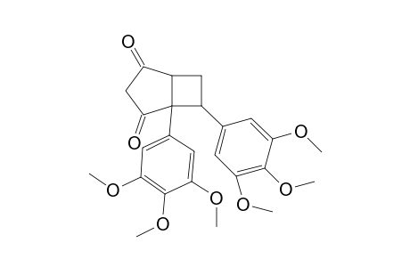 1,3-Dioxo-5,6-bis[3',4',5'-tris(methoxy)phenyl]biciclo[3.2.0]heptane