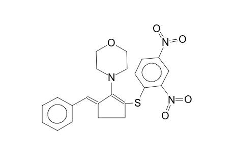 1-(2,4-dinitrophenyl)-2-morpholino-3-benzylidene-1-cyclopentene