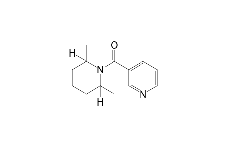 2,6-dimethyl-1-nicotinoylpiperidine