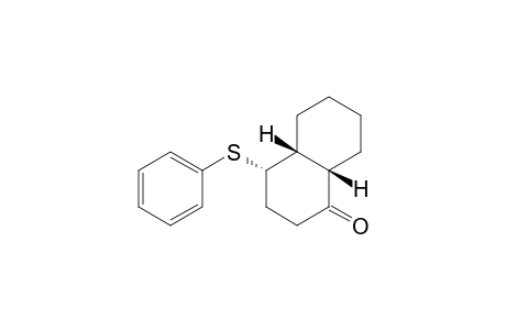 Trans-4-(Phenylthio)-trans-decahydro-1-naphthalenone
