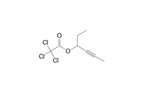 Trichloroacetic acid, hex-4-yn-3-yl ester