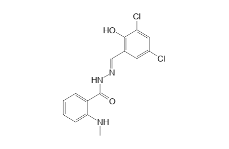 N-methylanthranilic acid, (3,5-dichlorosalicylidene)hydrazide
