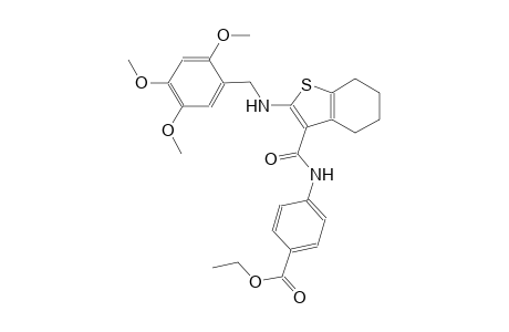 benzoic acid, 4-[[[4,5,6,7-tetrahydro-2-[[(2,4,5-trimethoxyphenyl)methyl]amino]benzo[b]thien-3-yl]carbonyl]amino]-, ethyl ester