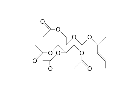 Tetra-O-acetyl-(2R)-3-penten-2-yl-B-D-glucopyranoside