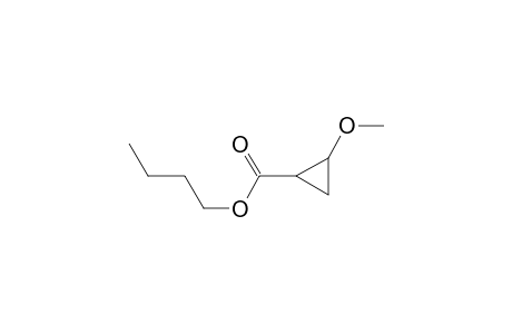 Cyclopropanecarboxylic acid, 2-methoxy-, butyl ester, trans-
