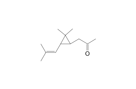 1-[2,2-dimethyl-3-(2-methylprop-1-enyl)cyclopropyl]acetone