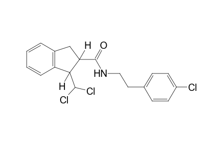 N-(p-chlorophenethyl)-1-(dichloromethyl)-2-indancarboxamide