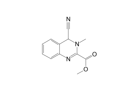 methyl 4-cyano-3-methyl-4H-quinazoline-2-carboxylate