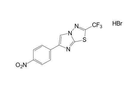 6-(p-nitrophenyl)-2-(trifluoromethyl)imidazo[2,1-b]-1,3,4-thiadiazole, monohydrobromide