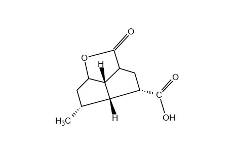 5-methyloctahydro-2-oxo-2H-pentaleno[1,6-bc]furan-4-carboxylic acid