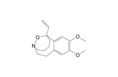 10,11-dimethoxy-8-vinyl-1,4,5,6,7,8-hexahydro-2H-3,8-epoxy-3-benzazecine