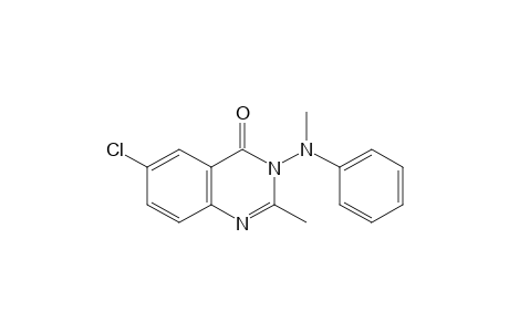 6-chloro-2-methyl-3-(N-methylanilino)-4(3H)-quinazolinone