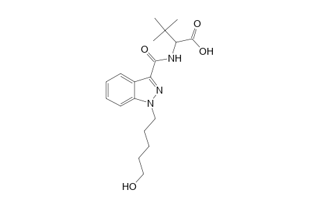 5-F-MDMB-PINACA-M (HOOC-defluoro-HO-) MS2