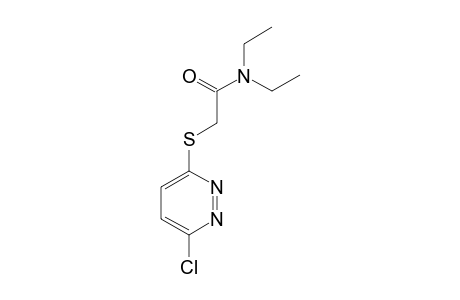 2-[(6-chloro-3-pyridazinyl)thio]-n,n-diethylacetamide