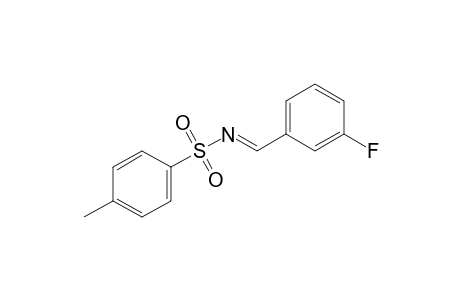 (NE)-N-(3-fluorobenzylidene)-4-methyl-benzenesulfonamide