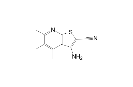 3-Amino-4,5,6-trimethylthieno[2,3-b]pyridine-2-carbonitrile