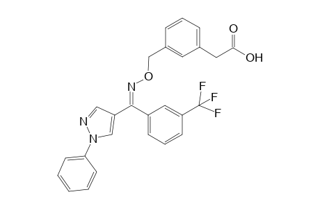 [1'-Phenyl-4'-pyrazolyl]-1-[(m-(trifluoromethyl)phenyl]-{[3"-(hydroxycarbonylmethyl)benzyl]oxyimino}methane