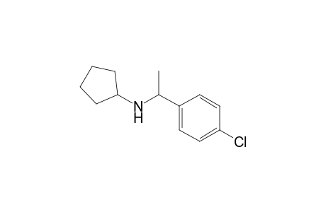 1-(4-chlorophenyl)ethyl-cyclopentyl-amine