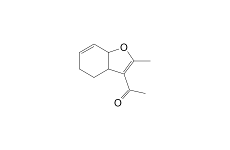 1-(2-Methyl-3a,4,5,7a-tetrahydro-1-benzofuran-3-yl)ethanone