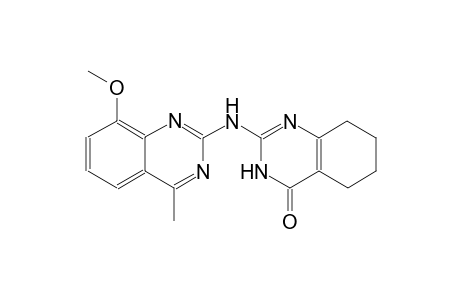 4(3H)-quinazolinone, 5,6,7,8-tetrahydro-2-[(8-methoxy-4-methyl-2-quinazolinyl)amino]-