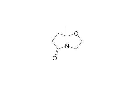 7a-methyl-2,3,6,7-tetrahydropyrrolo[5,1-b][1,3]oxazol-5-one